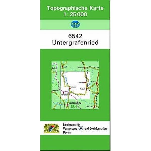 Topographische Karte Bayern Untergrafenried, Breitband und Vermessung, Bayern Landesamt für Digitalisierung