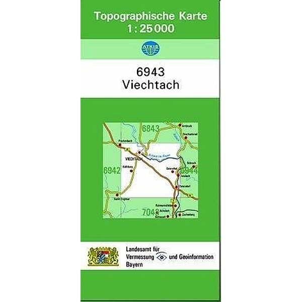 Topographische Karte Bayern Viechtach, Breitband und Vermessung, Bayern Landesamt für Digitalisierung