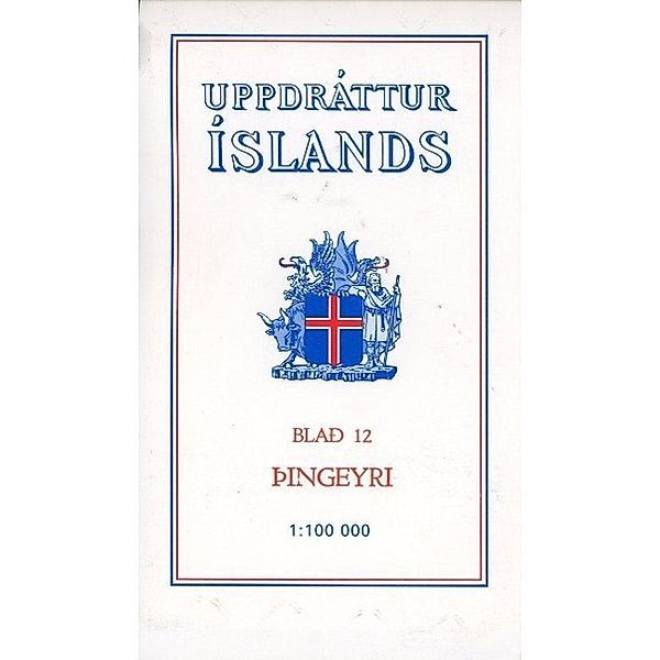 Topographische Karte Island 12 Pingeyri