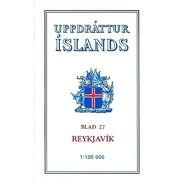 Topographische Karte Island 27 Reykjavik