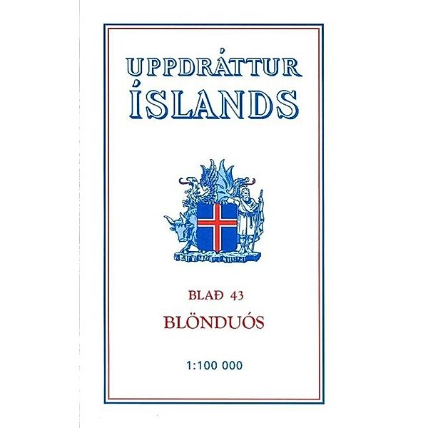 Topographische Karte Island 43 Blonduos