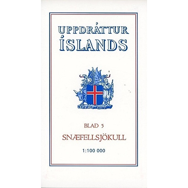 Topographische Karte Island 5 Snaefellsjokull