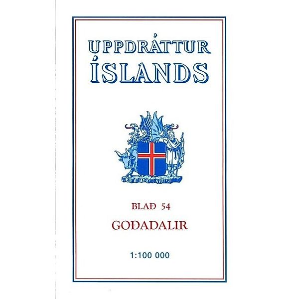 Topographische Karte Island 54 Godadalir