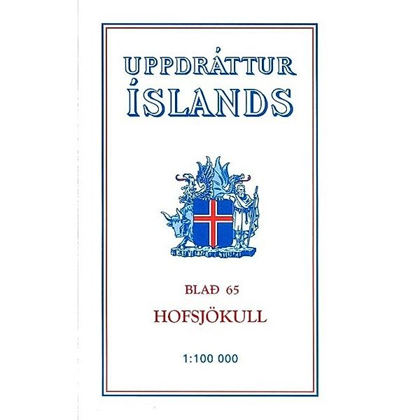 Topographische Karte Island 65 Hofsjokull
