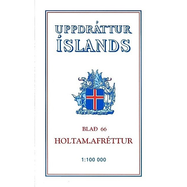 Topographische Karte Island 66 Holtamannaafrettur
