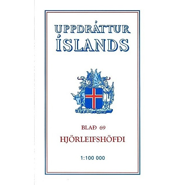 Topographische Karte Island 69 Hjorleifshofdi