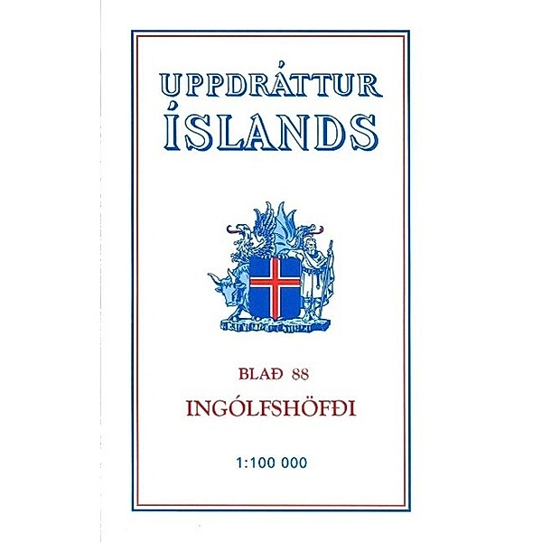 Topographische Karte Island 88 Ingoshofdi