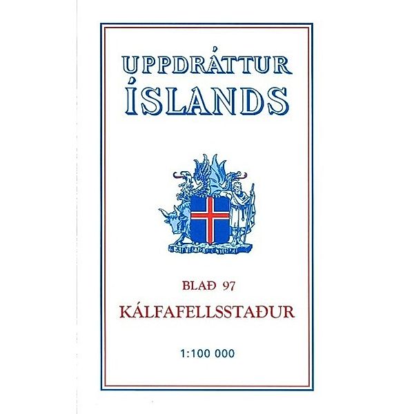 Topographische Karte Island 97 Kalfafellsstadur