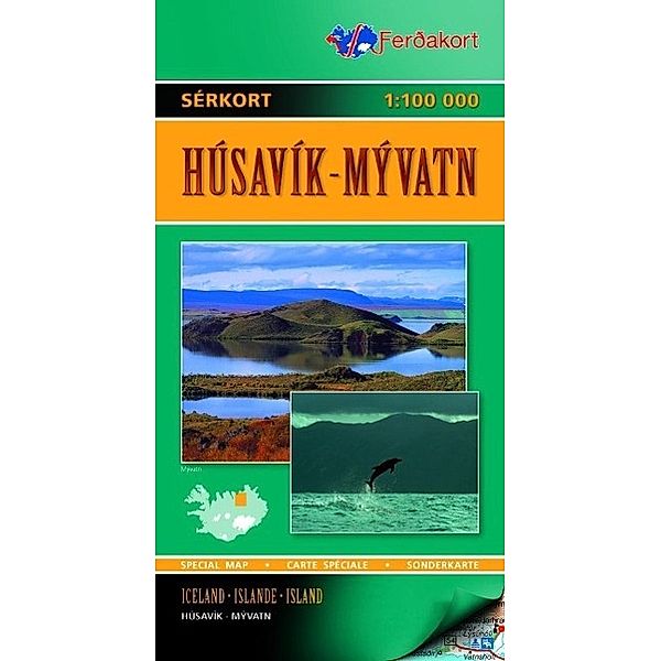 Topographische Karte Island Husavik / Myvatn  1 : 100 000