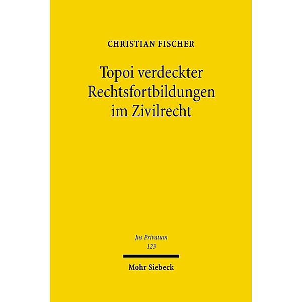 Topoi verdeckter Rechtsfortbildungen im Zivilrecht, Christian Fischer