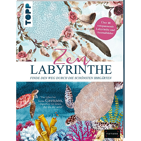 Topp Buchreihe / Zen Labyrinthe - Finde den Weg durch die schönsten Irrgärten, frechverlag