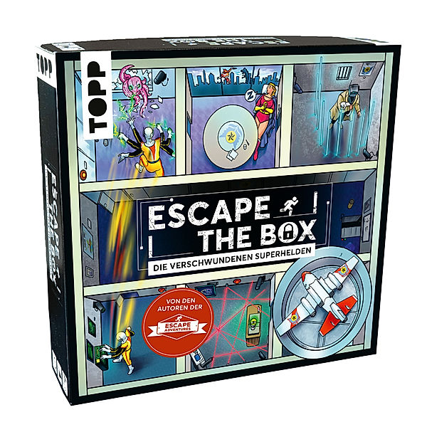 Frech TOPP Escape The Box - Die verschwundenen Superhelden: Das ultimative Escape-Room-Erlebnis als Gesellschaftsspiel!, Simon Zimpfer, Beate von Lühmann