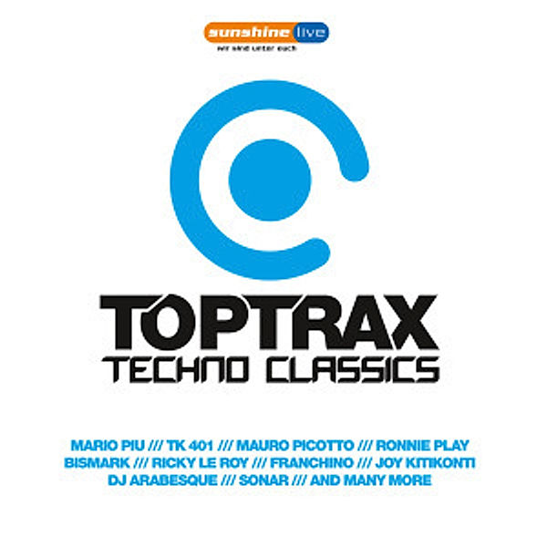 Toptrax Techno Classics, Diverse Interpreten