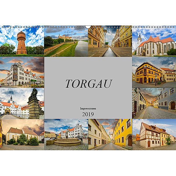Torgau Impressionen (Wandkalender 2019 DIN A2 quer), Dirk Meutzner