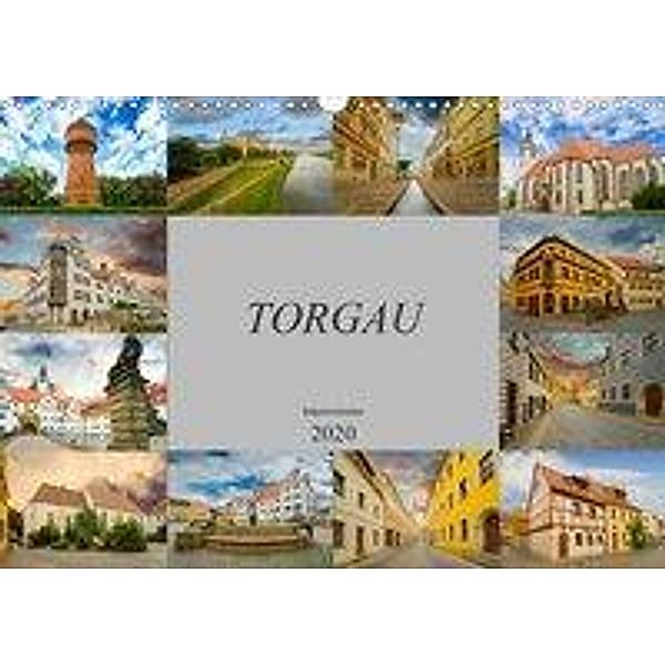Torgau Impressionen (Wandkalender 2020 DIN A3 quer), Dirk Meutzner