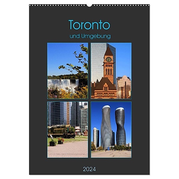 Toronto und Umgebung (Wandkalender 2024 DIN A2 hoch), CALVENDO Monatskalender, Helene Seidl