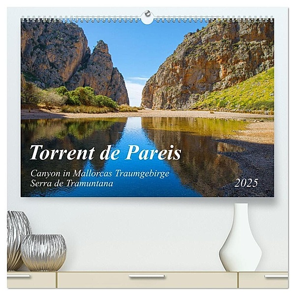 Torrent de Pareis - Mallorca (hochwertiger Premium Wandkalender 2025 DIN A2 quer), Kunstdruck in Hochglanz, Calvendo, Kerstin Waurick