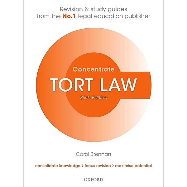 Tort Law Concentrate / Concentrate, Carol Brennan