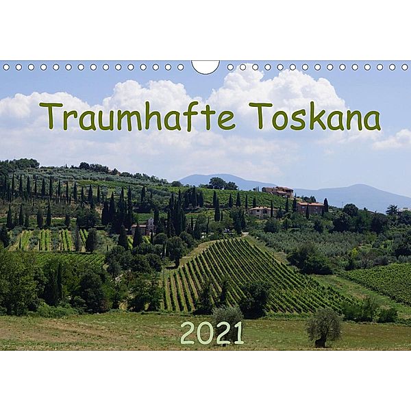 Toskana 2021 (Wandkalender 2021 DIN A4 quer), Anke Grau