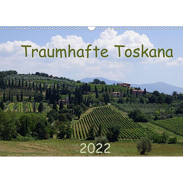 Toskana 2022 (Wandkalender 2022 DIN A3 quer), Anke Grau