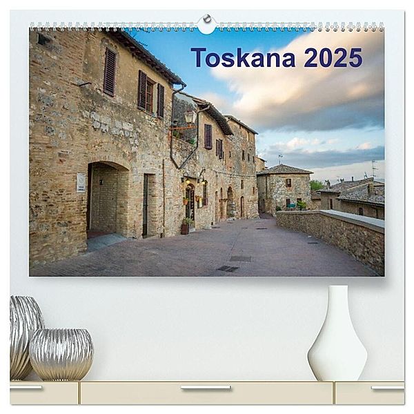 Toskana - 2025 (hochwertiger Premium Wandkalender 2025 DIN A2 quer), Kunstdruck in Hochglanz, Calvendo, Benjamin Lederer