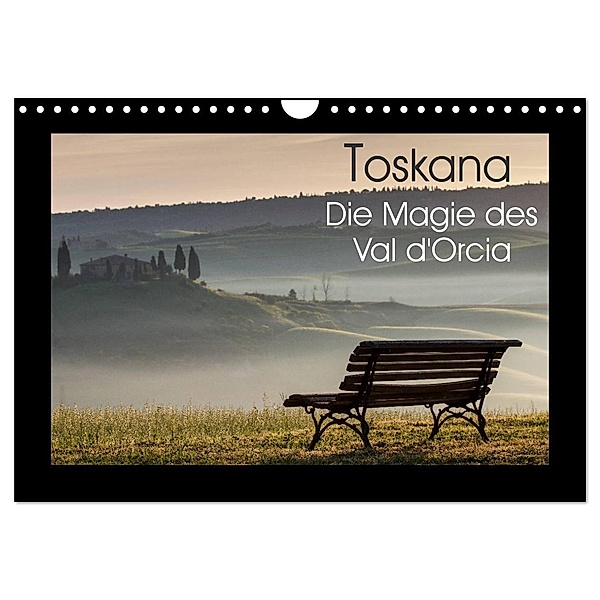 Toskana - Die Magie des Val d'Orcia (Wandkalender 2024 DIN A4 quer), CALVENDO Monatskalender, Peter Schürholz