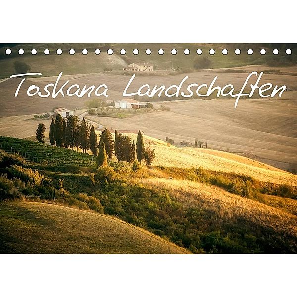Toskana Landschaften (Tischkalender 2023 DIN A5 quer), Markus Gann (magann)