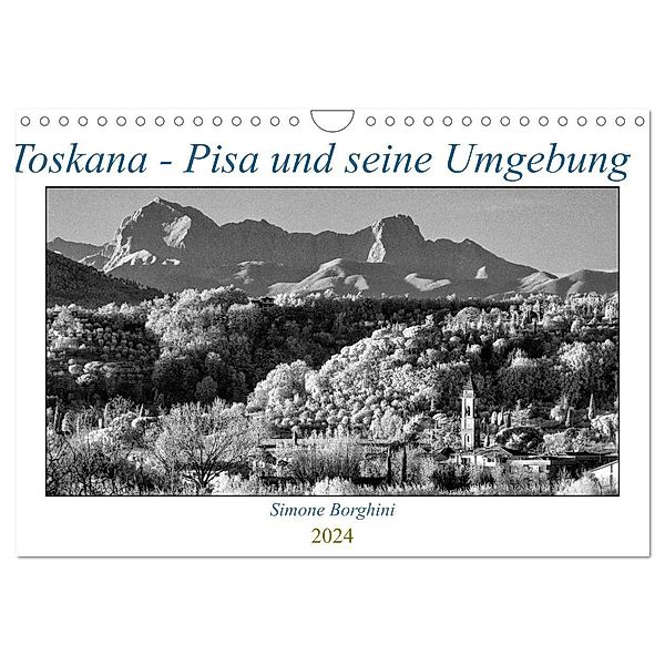 Toskana - Pisa und seine Umgebung (Wandkalender 2024 DIN A4 quer), CALVENDO Monatskalender, Simone Borghini