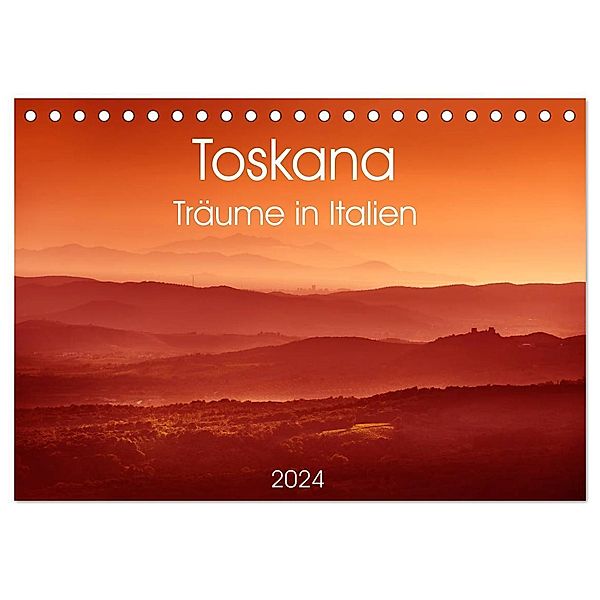 Toskana - Träume in Italien (Tischkalender 2024 DIN A5 quer), CALVENDO Monatskalender, www.20er.net, Wolfgang Zwanzger