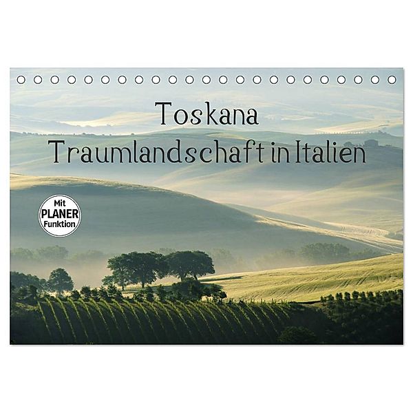 Toskana - Traumlandschaft in Italien (Tischkalender 2024 DIN A5 quer), CALVENDO Monatskalender, LianeM