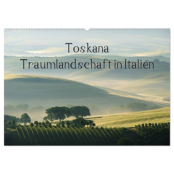 Toskana - Traumlandschaft in Italien (Wandkalender 2024 DIN A2 quer), CALVENDO Monatskalender, LianeM