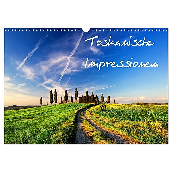 Toskanische Impressionen (Wandkalender 2024 DIN A3 quer), CALVENDO Monatskalender, Adam Pachula