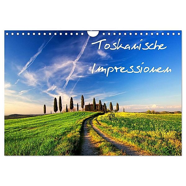 Toskanische Impressionen (Wandkalender 2024 DIN A4 quer), CALVENDO Monatskalender, Adam Pachula