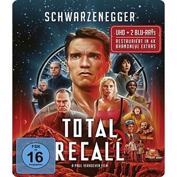 Total Recall - Die totale Erinnerung Limited Steelbook, Arnold Schwarzenegger, Sharon Stone