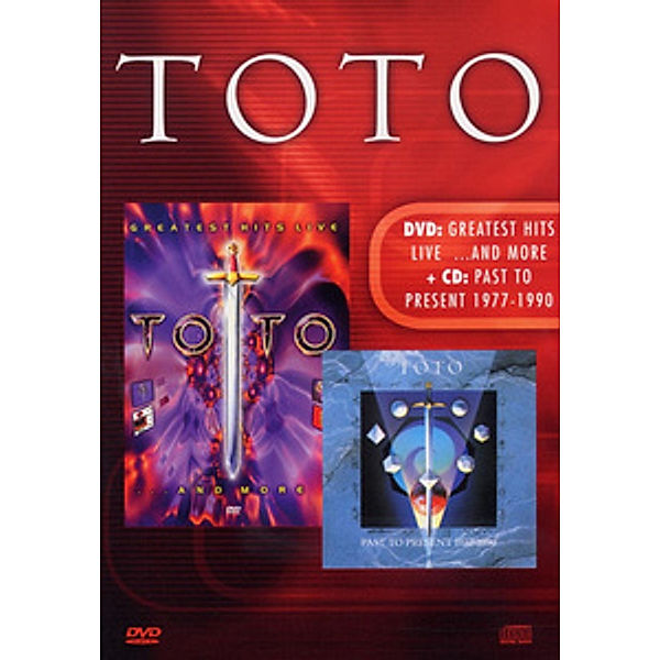 Toto - Greatest Hits Live (DVD) / Past to Present 1977 - 1990 (CD), Toto