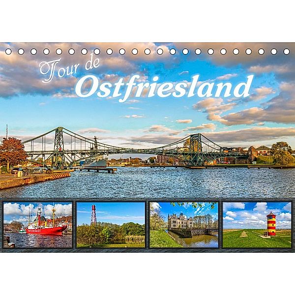Tour de Ostfriesland (Tischkalender 2023 DIN A5 quer), Andrea Dreegmeyer