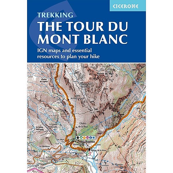 Tour du Mont Blanc Map Booklet, Kev Reynolds, Lesley Williams, Jonathan Williams