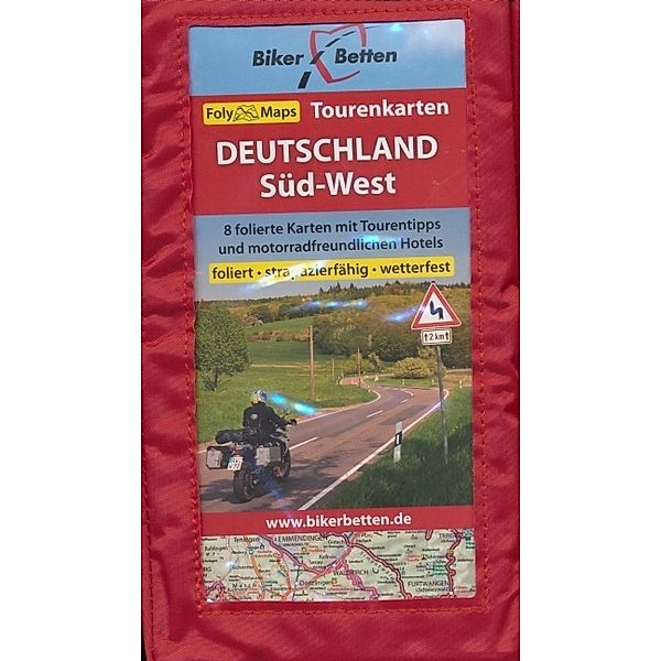 Tourenkarten Set Deutschland Süd-West (FolyMaps)