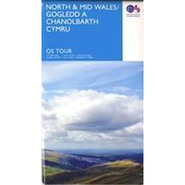 Touring Map North & Mid Wales / Gogledd a Chanolbarth Cymru, Ordnance Survey