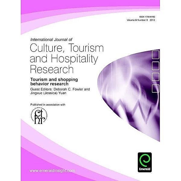 Tourism and Shopping Behavior Research