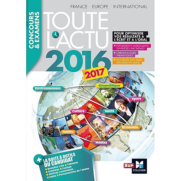 Toute l'actu 2016 Sujets et chiffres de l'actualité 2016 - Concours & examens, Pierre Savary, Michel Derczansky, Yann Mens, Jérôme Sainte-Marie, Anne Ducastel