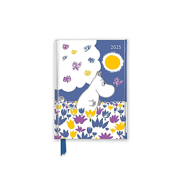 Tove Jansson - Die Moomin - Mumin in den Blumen - Taschenkalender 2025, Flame Tree Publishing