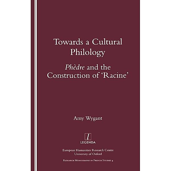 Towards a Cultural Philology, Amy Wygant