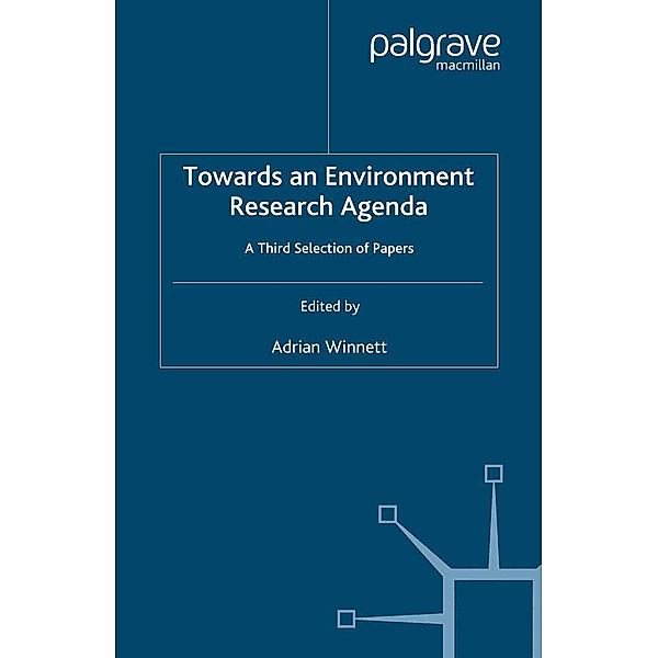 Towards an Environment Research Agenda