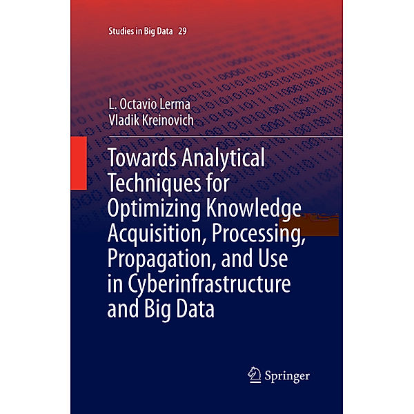 Towards Analytical Techniques for Optimizing Knowledge Acquisition, Processing, Propagation, and Use in Cyberinfrastructure and Big Data, L. Octavio Lerma, Vladik Kreinovich