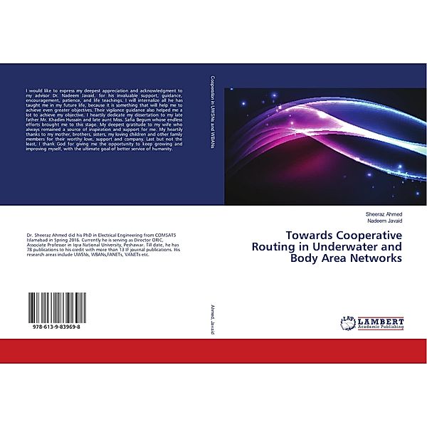 Towards Cooperative Routing in Underwater and Body Area Networks, Sheeraz Ahmed, Nadeem Javaid