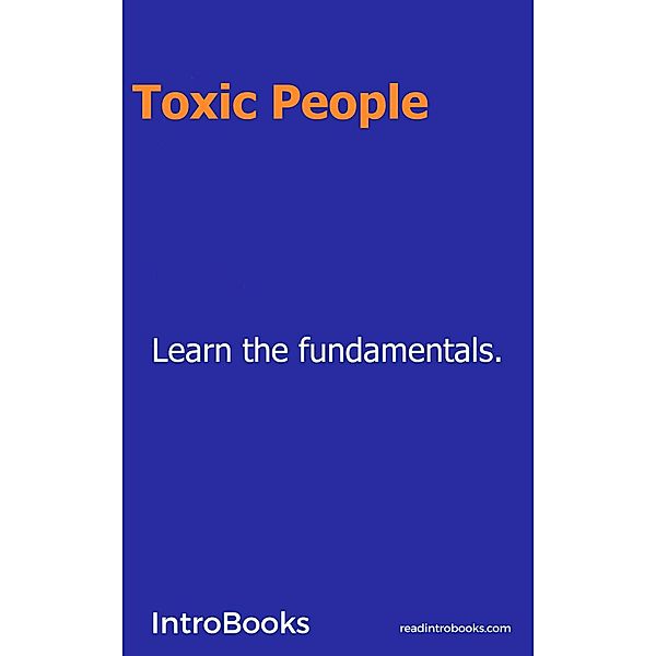 Toxic People, Introbooks