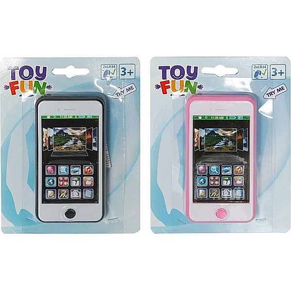 Toy Fun Smartphone mit Sound, 2-fach sortiert