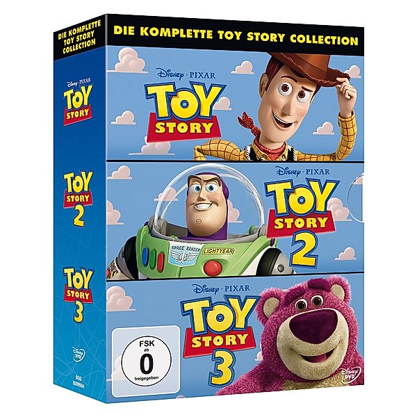 Toy Story 1-3 Box, John Lasseter, Peter Docter, Ash Brannon, Andrew Stanton
