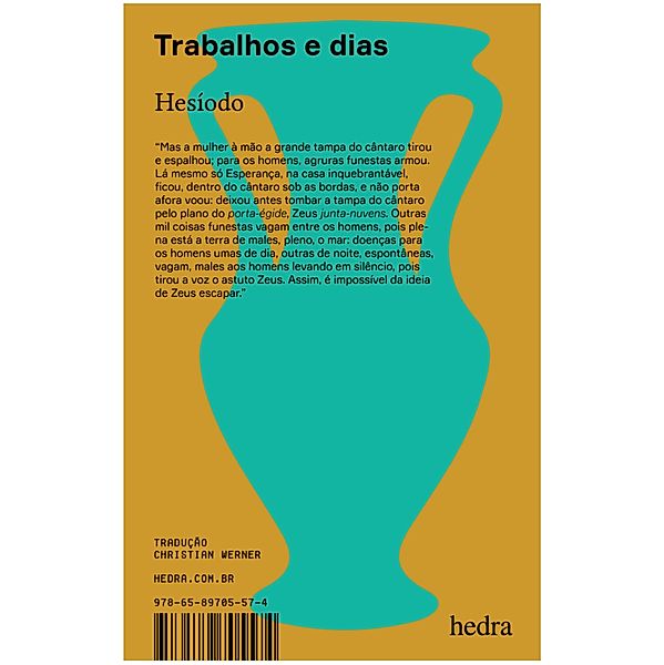 Trabalhos e dias / Hedra Edições, Hesíodo